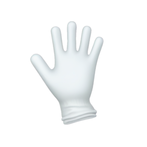 Disposable Nitrile Gloves Powder-Free 100pk - White Small