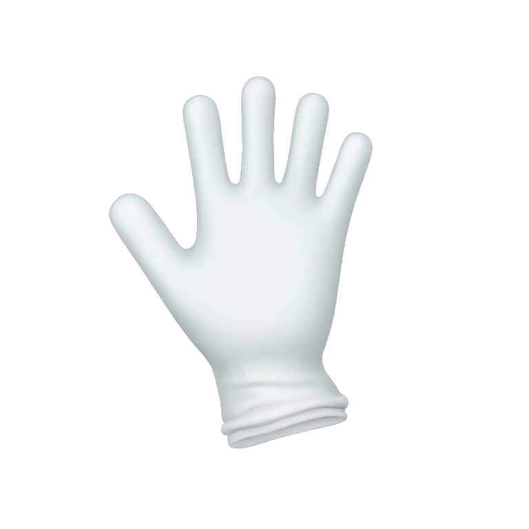 Disposable Nitrile Gloves Powder-Free 100pk - White Small